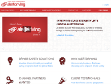 Tablet Screenshot of alertdriving.com